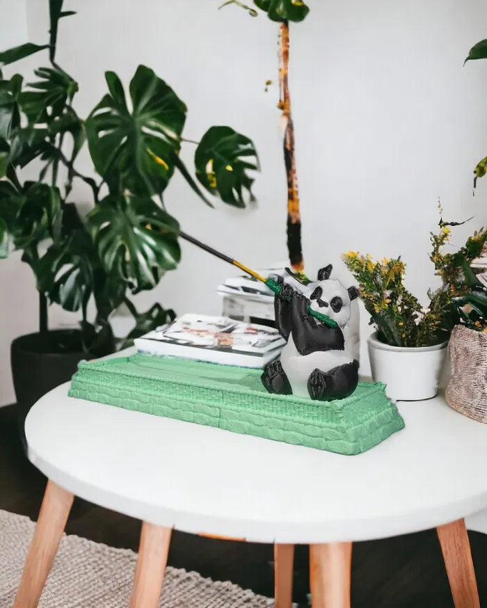 The Panda Flutist Incense Holder