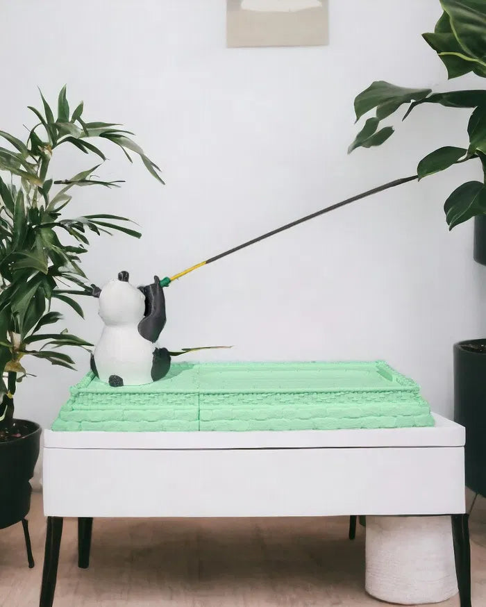 The Panda Flutist Incense Holder