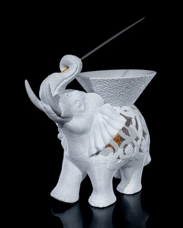 Wise old elephant Incense holder