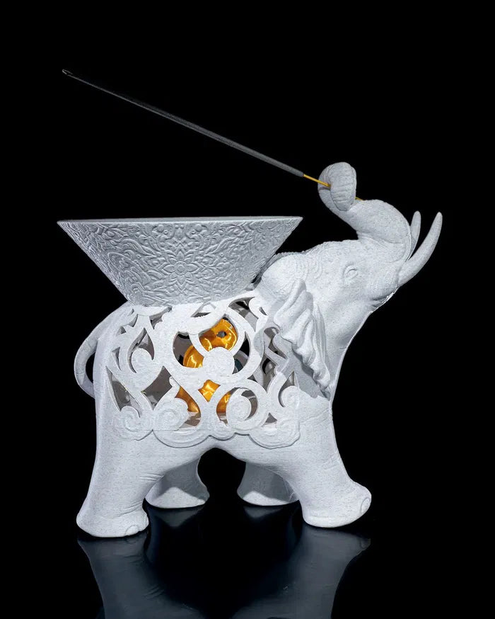 Wise old elephant Incense holder